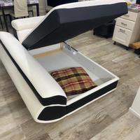 Divano letto con vano contenitore