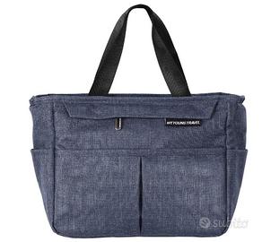 Borsa termica isolata 7 l 23 x 15 x 20 cm blu
