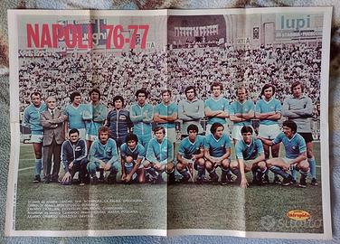 Poster NAPOLI Calcio (1976-77) Allegato INTREPIDO