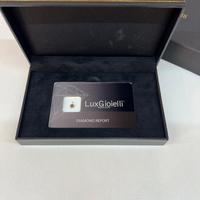 Ciondolo in oro 18k con diamante nero certificato