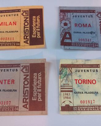 Biglietti Serie A 1983/84 JUVENTUS