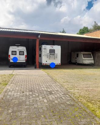 Tettoia x parcheggio camper, roulotte,furgoni