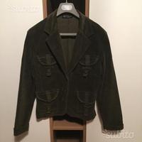 Completo donna giacca e pantalone in velluto