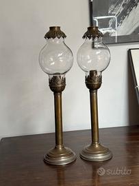 Portacandele antichi in coppia