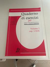 Quaderno di esercizi per lingua latina, volume 1