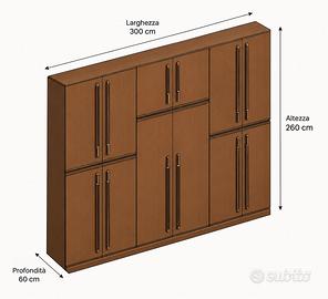 Armadio in legno