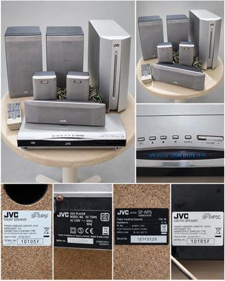 JVC TH-P5 Home Cinema 5.1–DVD, subwoofer, 5 casse