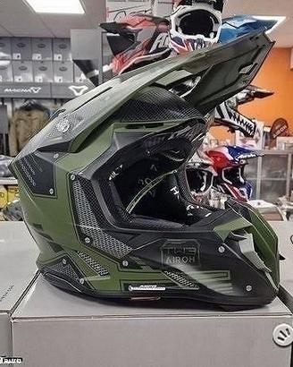 AIROH Casco Cross Twist 3 Military Motor's Passion