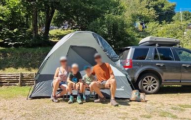 tenda Skandika posteriore auto