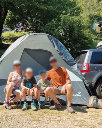 tenda Skandika posteriore auto