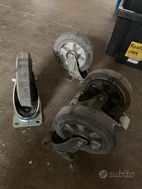 Numero quattro ruote per carrello