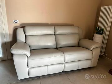 Divano vera Pelle Poltronesofà motorizzato