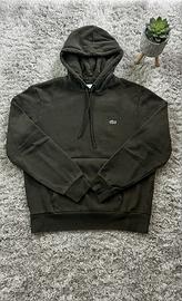 Felpa con cappuccio Lacoste verde militare