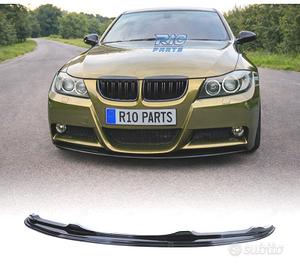 SPOILER LIP BMW E90 E91 05-08 LOOK M NERO LUCIDO