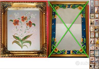 Specchi da parete floreali e altri