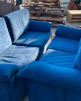 Coppia divani blu