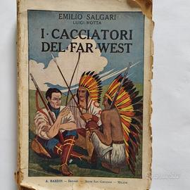 libro 1931"I cacciatori del far west"di Salgari