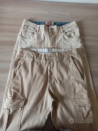 Pantaloni lunghi uomo beige (2 pezzi)