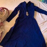 abito a maniche lunghe balenciaga