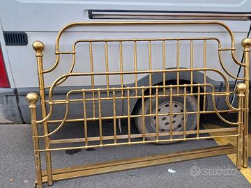 letto in ottone 