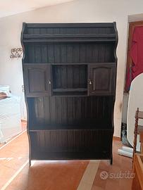 Piattaia da Bar Credenza Rustica Legno Scuro