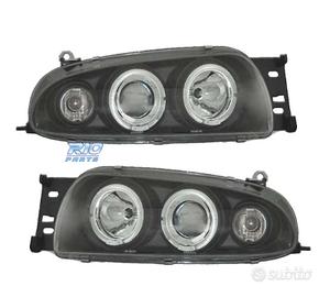 FARI FORD FIESTA 95-99 ANGEL EYES SFONDO NERO