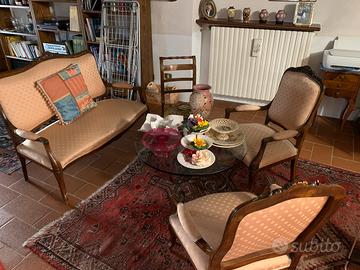 Salotto francese Louis Philippe  3 pezzi