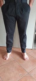 pantaloni markup tg 46 uomo leggeri color nero 
