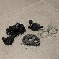 Gruppo Cambio SRAM 12V + Pinza Freni Shimano Deore