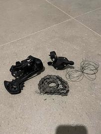 Gruppo Cambio SRAM 12V + Pinza Freni Shimano Deore