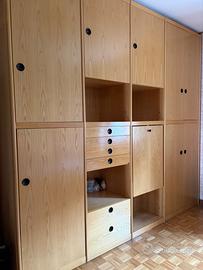 Camera letto singola legno massello multifunzione