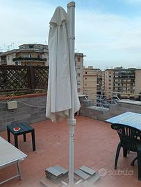 ombrellone e due lettini