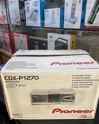 Pioneer CDX‑P1270 changer 12 CD stereo auto