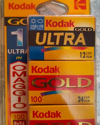 rullini Kodak 3 pack imballato 