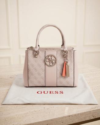 Borsa Guess Monogram Rosa Cipria + Dustbag NUOVA