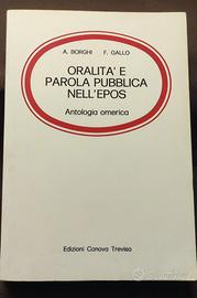 Oralità e parola pubblica nell'epos