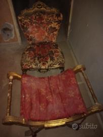 sedia tavolo stile barocco 