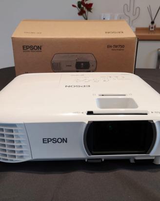 Proiettore EPSON EH-TW750 staffa soffitto + Telo
