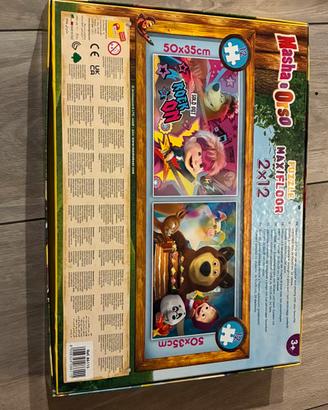 Puzzle di masha e orso come nuovo