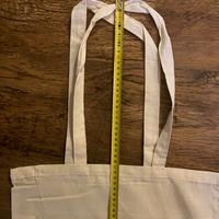 Borse shopper in cotone bianco stampabile