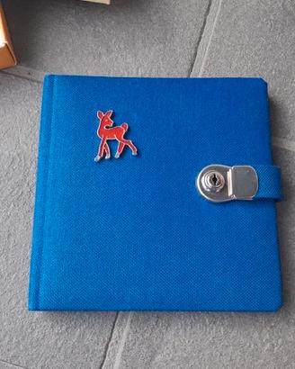 Diario segreto vintage anni '60-'70 blu
