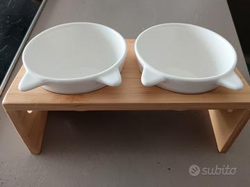 CIOTOLINE PER MANGIARE CON SUPPORTO IN LEGNO