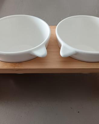 CIOTOLINE PER MANGIARE CON SUPPORTO IN LEGNO