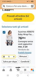 fascia porta bebè  sauvinex a 50 euro