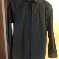 Completo nero: giacca, pantalone e camicia da raga