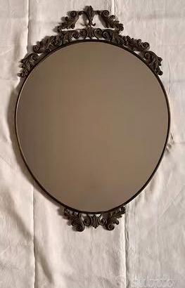 Set d’antiquariato con  specchio e mensola marmo