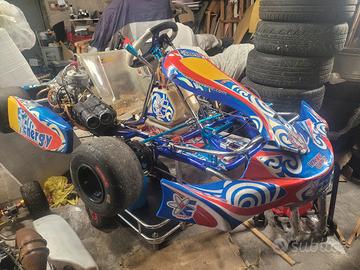 go kart 125 energy 2017 con motore tm kz10