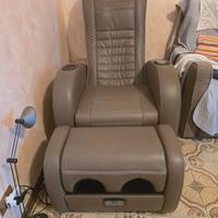 Poltrona massaggiante con pressoterapia