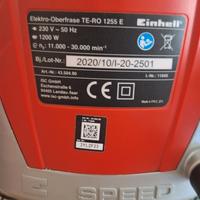 fresatrice  verticale einhell te ro 1255e  ,