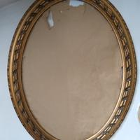 Cornice antica Ovale Da Specchio